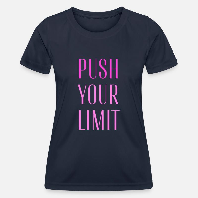 PUSH YOUR LIMIT - Women's Functional T-Shirt - navy