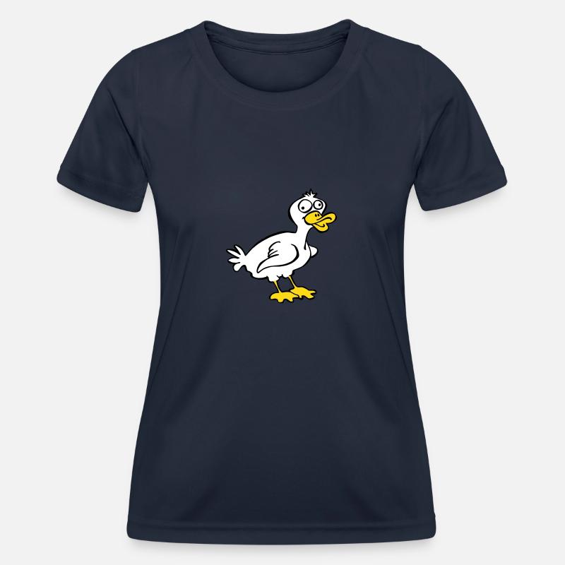Dumb Duck - Women's Functional T-Shirt - navy