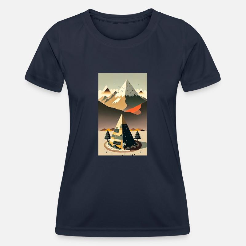 Mountain - Women's Functional T-Shirt - navy