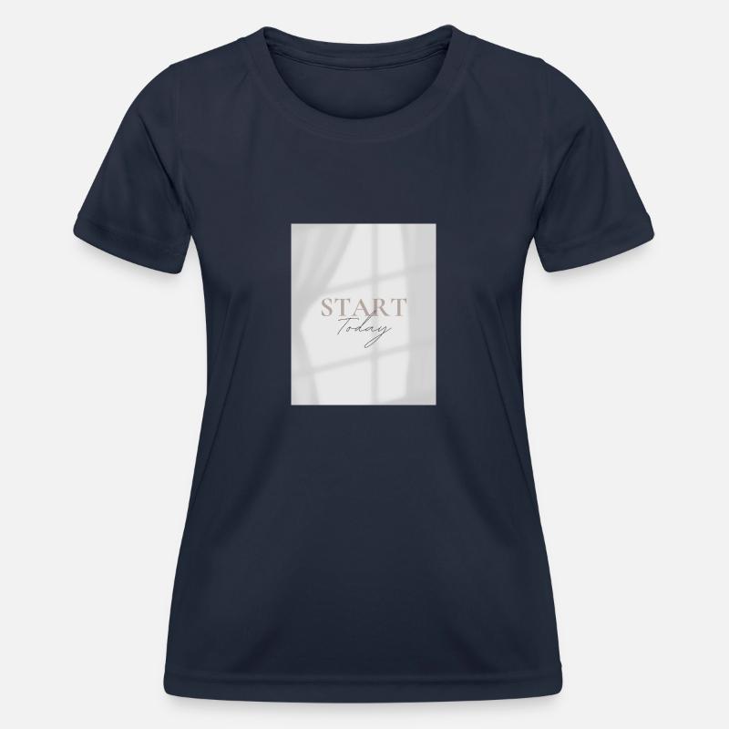 START TODAY - Women's Functional T-Shirt - navy