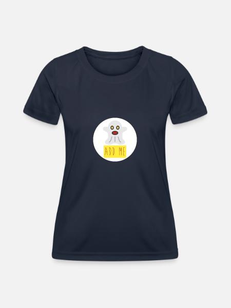 Snapchat lustige Ideen - Frauen Funktions-T-Shirt - Navy