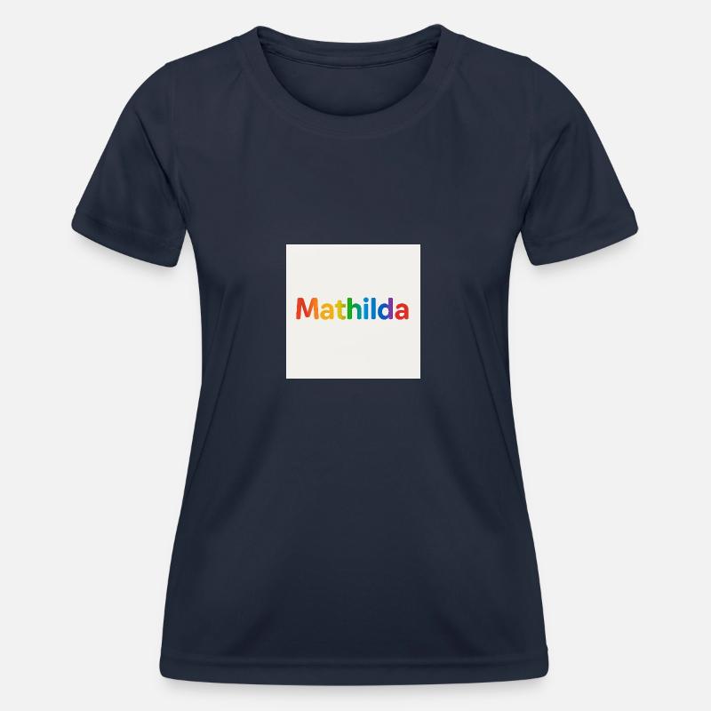 QEDSW MATHILDA - Women's Functional T-Shirt - navy