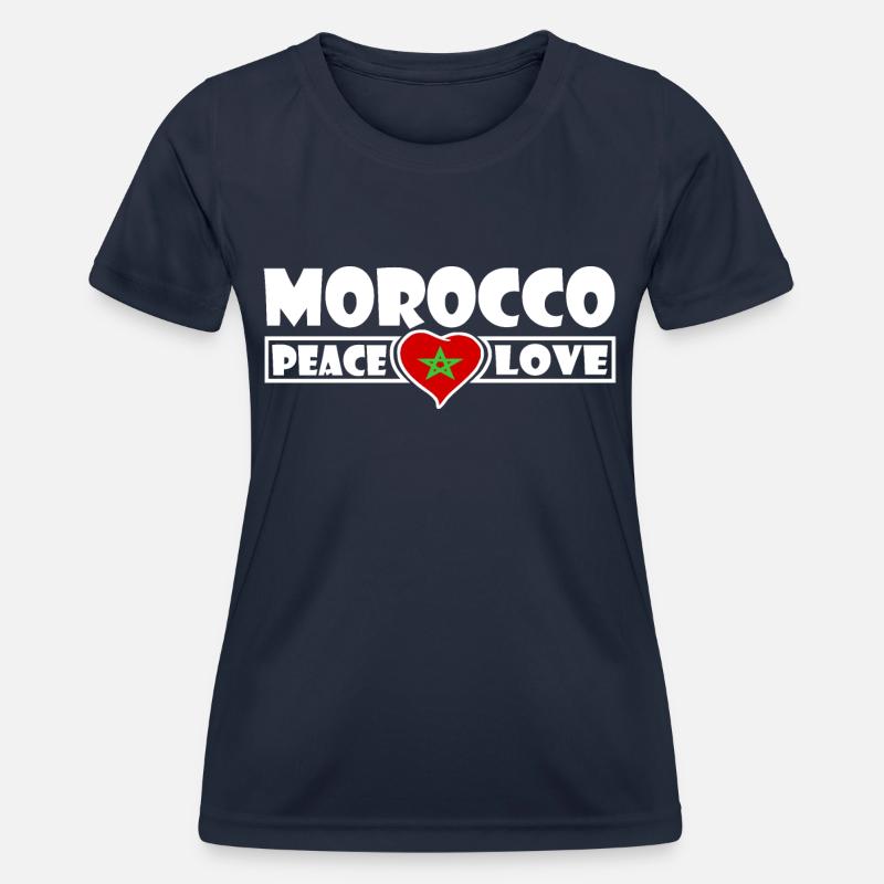 Morocco - Women's Functional T-Shirt - navy