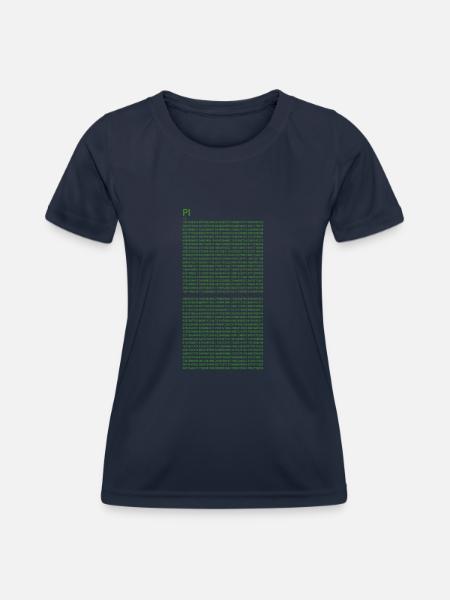 PI - Frauen Funktions-T-Shirt - Navy