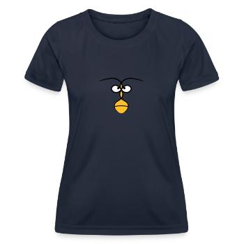 Face Tribal - T-shirt sport Femme - bleu marine - Devant - AI Model Female 172 light (172cm)