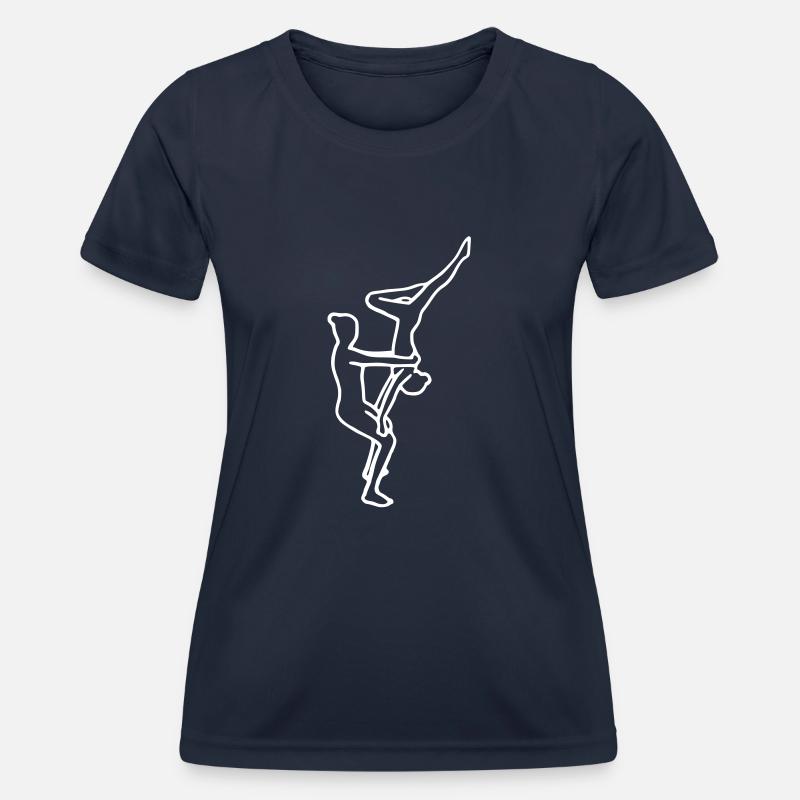 Acrobatics - Women's Functional T-Shirt - navy