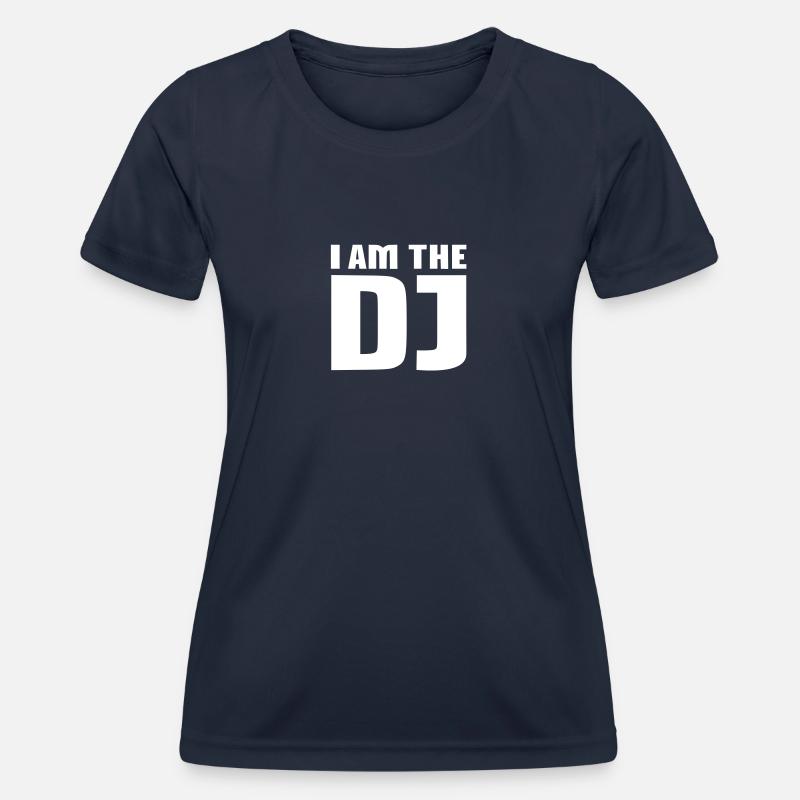 DJ - Women's Functional T-Shirt - navy