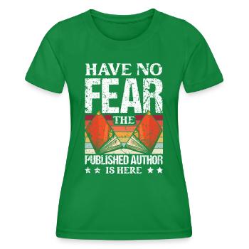 Écrivain Auteur de romans - T-shirt sport Femme - vert - Devant - AI Model Female 172 dark (172cm)