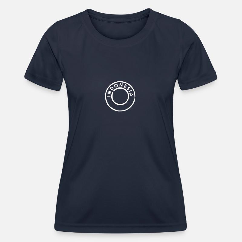 Indonesia - Women's Functional T-Shirt - navy