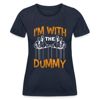 Puppeteer, puppeteer - Women's Functional T-Shirt - navy - Front - AI Model Female 172 light (172cm)