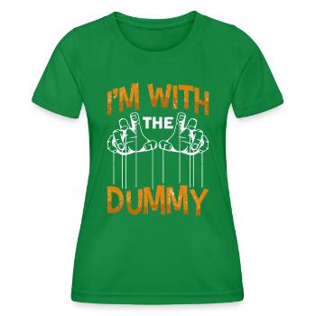 Puppeteer, puppeteer - Women's Functional T-Shirt - kelly green - Front - AI Model Female 172 dark (172cm)