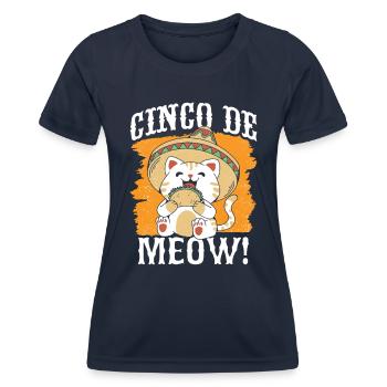 Mexican Fiesta Cinco De Mayo - Women's Functional T-Shirt - navy - Front - AI Model Female 172 light (172cm)