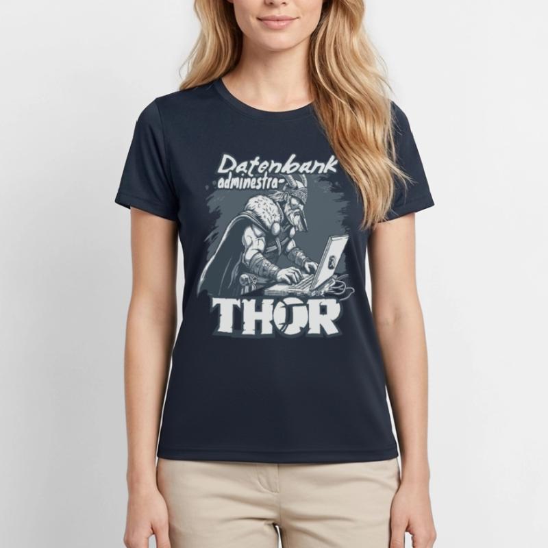 Database Administrator Coding Data Analyst Women's Functional T-Shirt