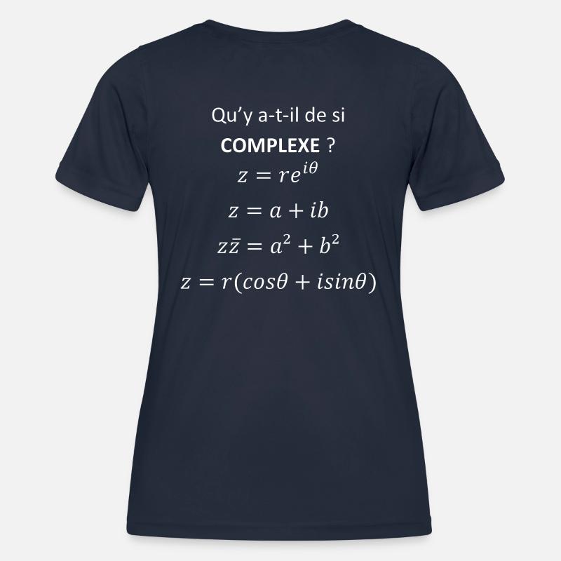 Complex numbers - Women's Functional T-Shirt - navy