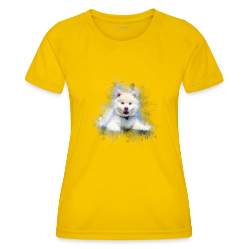 Husky sibérien Blanc chiot mignon -by- Wyll-Fryd - T-shirt sport Femme
