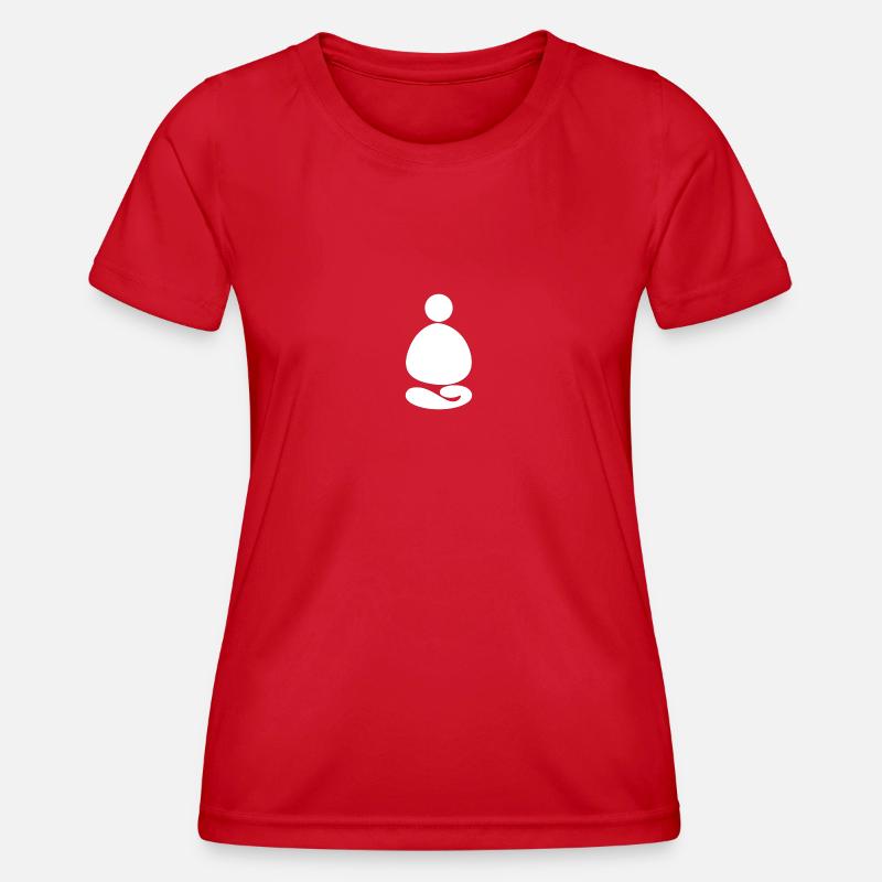STONE Meditation - Women's Functional T-Shirt - red