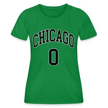 Chicago 0 - T-shirt sport Femme - vert - Devant - AI Model Female 172 dark (172cm)