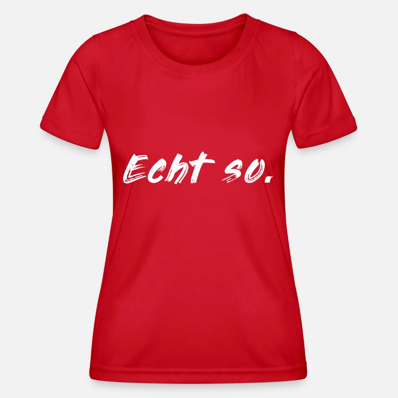 Really so! - Women's Functional T-Shirt - red