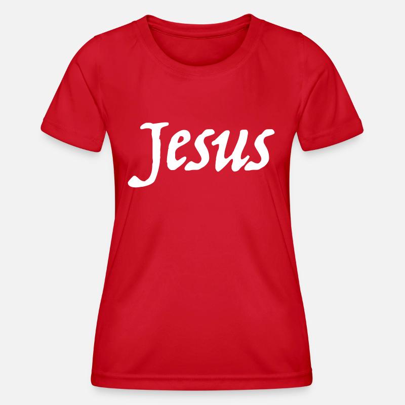 Jesus - Women's Functional T-Shirt - red