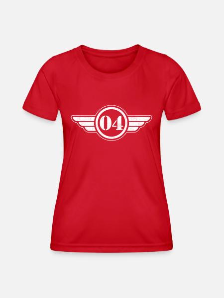 Agri - Frauen Funktions-T-Shirt - Rot