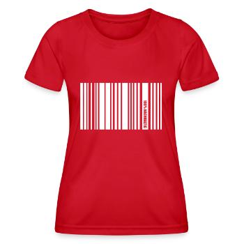 nachhaltig white - Frauen Funktions-T-Shirt - Rot - Vorne - AI Model Female 172 dark (172cm)