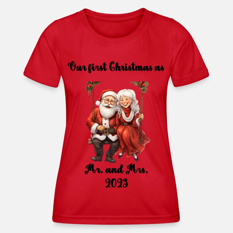 OurfirstChristmasb - Women's Functional T-Shirt - red