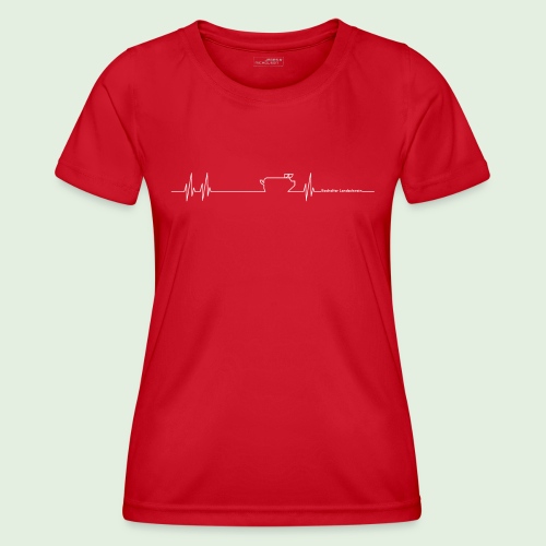 Herzschlag - Frauen Funktions-T-Shirt