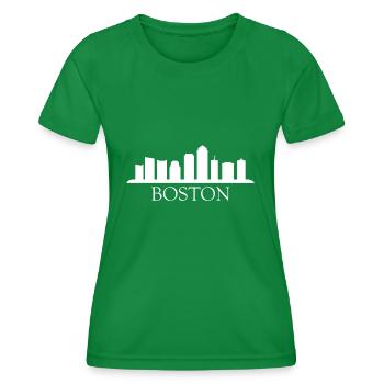 horizon boston - T-shirt sport Femme - vert - Devant - AI Model Female 172 dark (172cm)