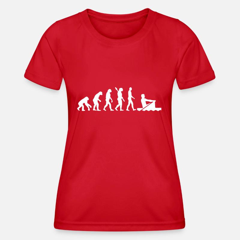 Evolution Rowing - Women's Functional T-Shirt - red