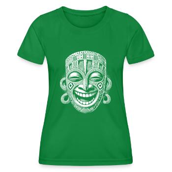 Masque - T-shirt sport Femme - vert - Devant - AI Model Female 172 dark (172cm)
