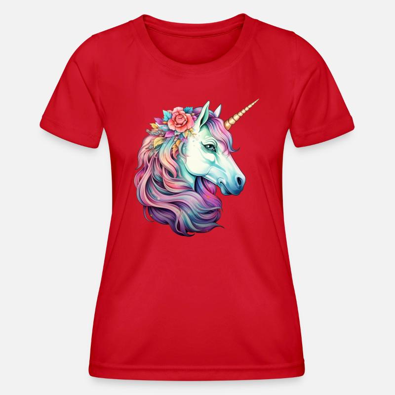 Unicorn - Women's Functional T-Shirt - red