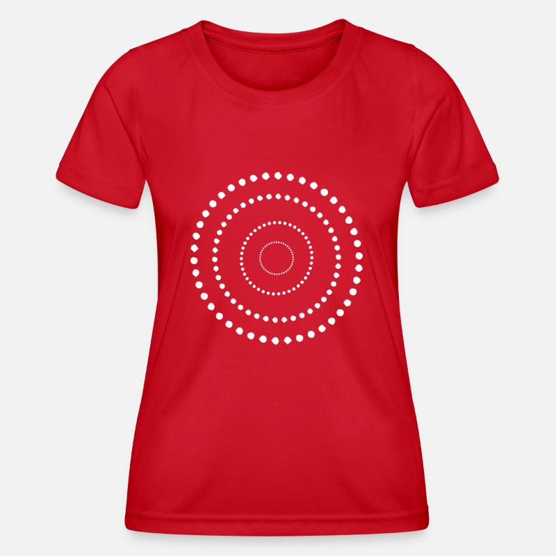 Circle - Women's Functional T-Shirt - red