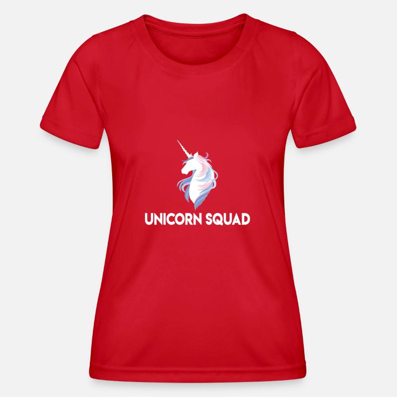Unicorn Squad | Einhorn, Einhörner - Women's Functional T-Shirt - red