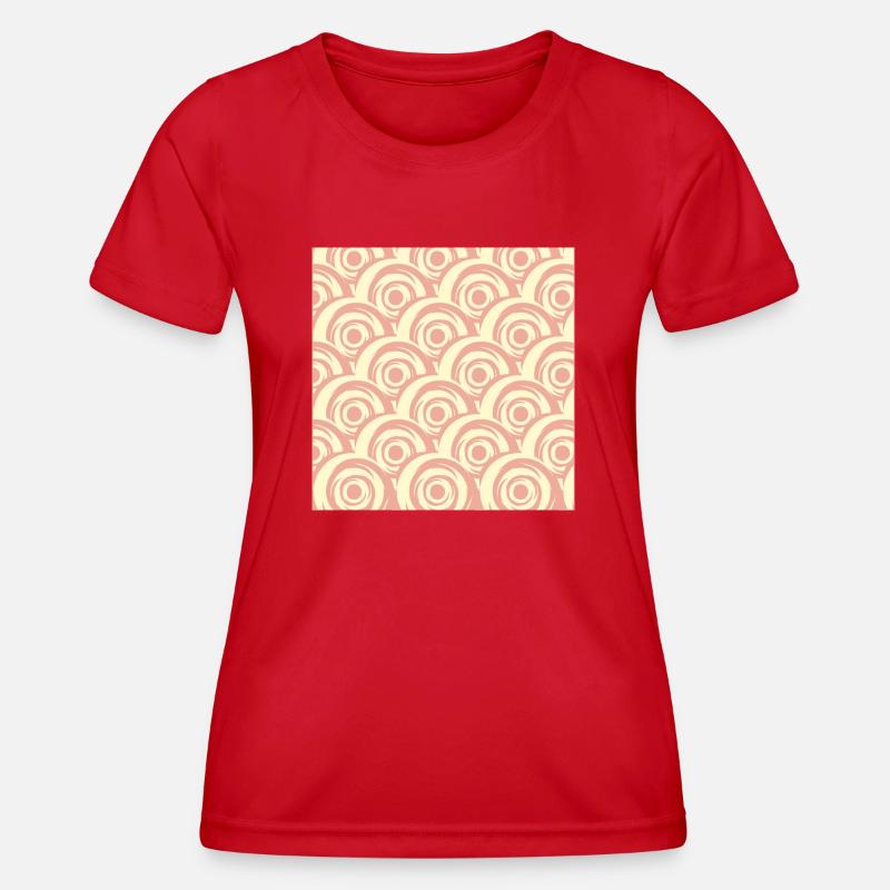 Roll bun - Women's Functional T-Shirt - red
