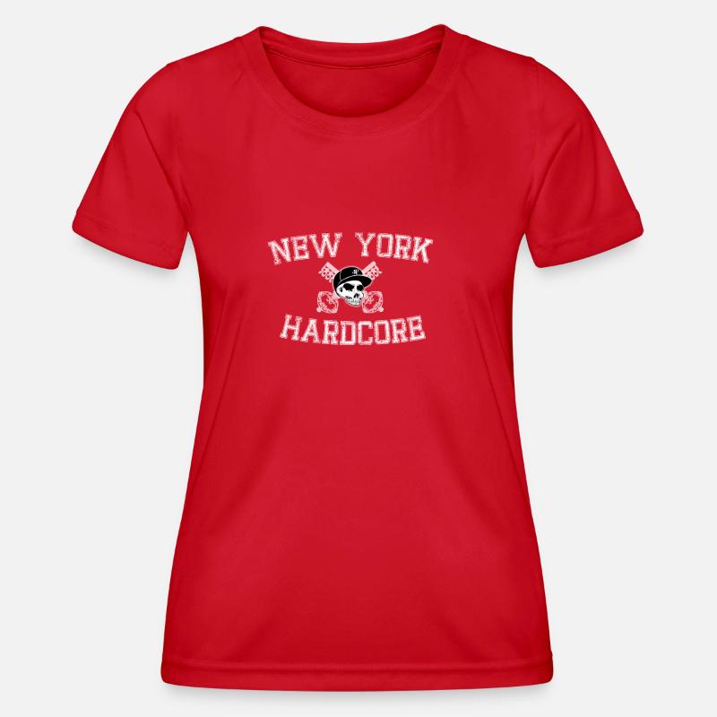 NEW YORK HARDCORE - Women's Functional T-Shirt - red