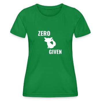 Zéro renard donné - T-shirt sport Femme - vert - Devant - AI Model Female 172 dark (172cm)
