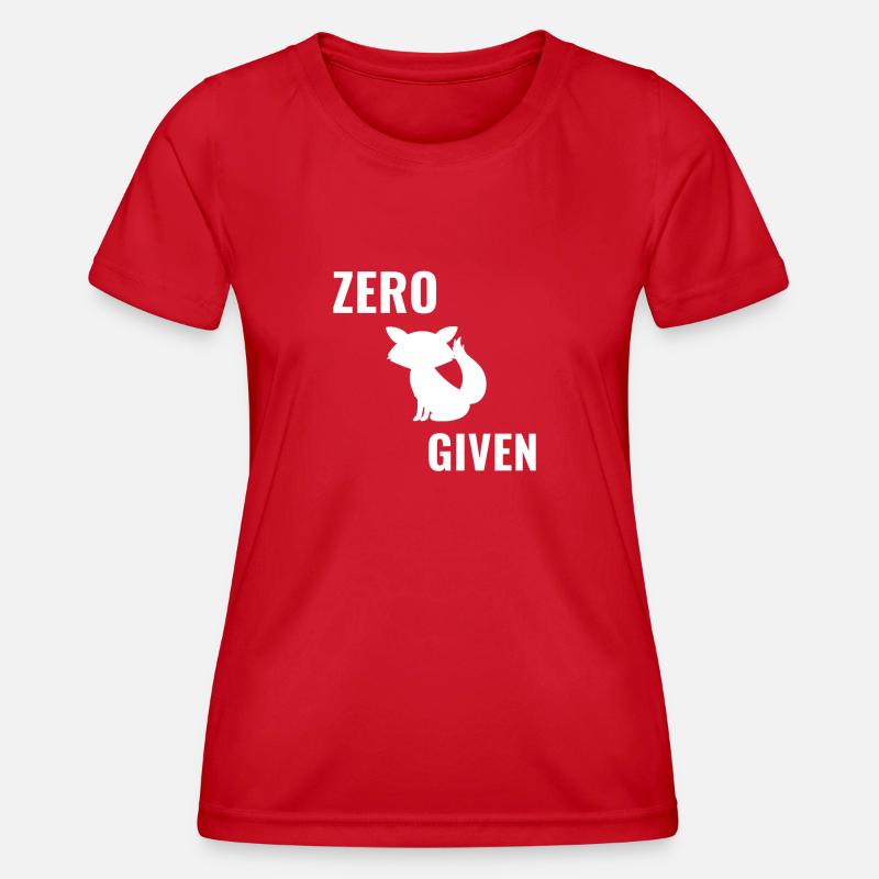 Zero fox given - Women's Functional T-Shirt - red