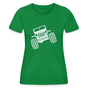 jeep - T-shirt sport Femme - vert - Devant - AI Model Female 172 dark (172cm)