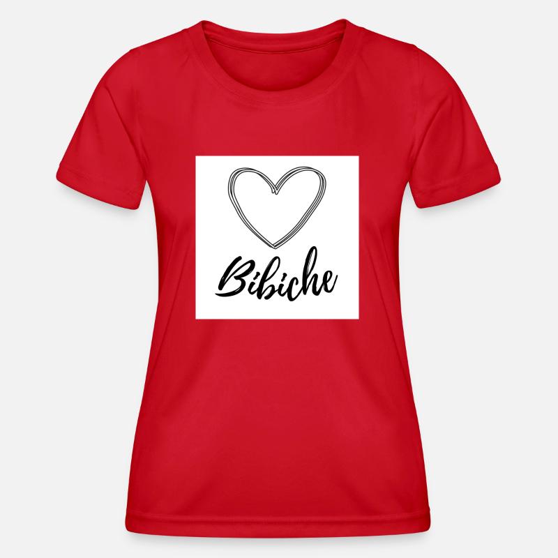 BIBICHE - Women's Functional T-Shirt - red