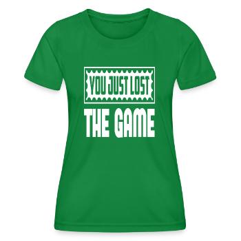 Vous venez de perdre la partie - T-shirt sport Femme - vert - Devant - AI Model Female 172 dark (172cm)