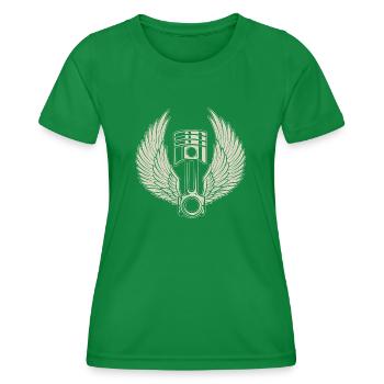 WED PISTON - Women's Functional T-Shirt - kelly green - Front - AI Model Female 172 dark (172cm)