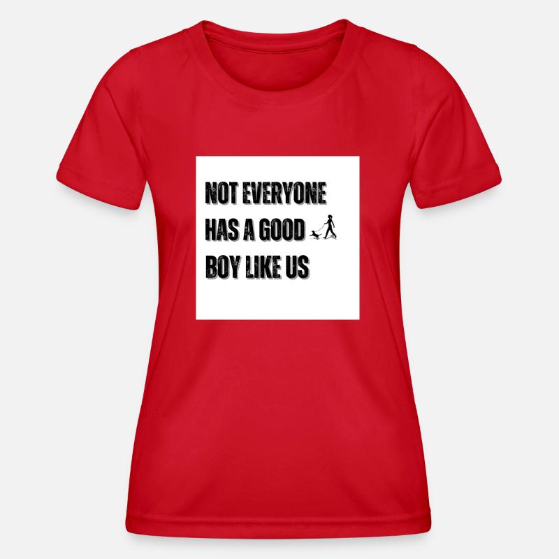Good Boy - Women's Functional T-Shirt - red