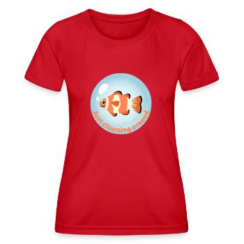 Just clowning around - Women's Functional T-Shirt - red - Front - AI Model Female 172 dark (172cm)