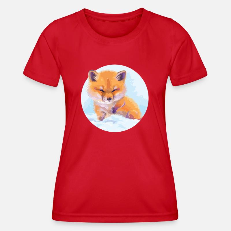 Fox - Women's Functional T-Shirt - red
