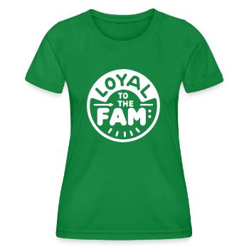Loyal to the Fam - Women's Functional T-Shirt - kelly green - Front - AI Model Female 172 dark (172cm)