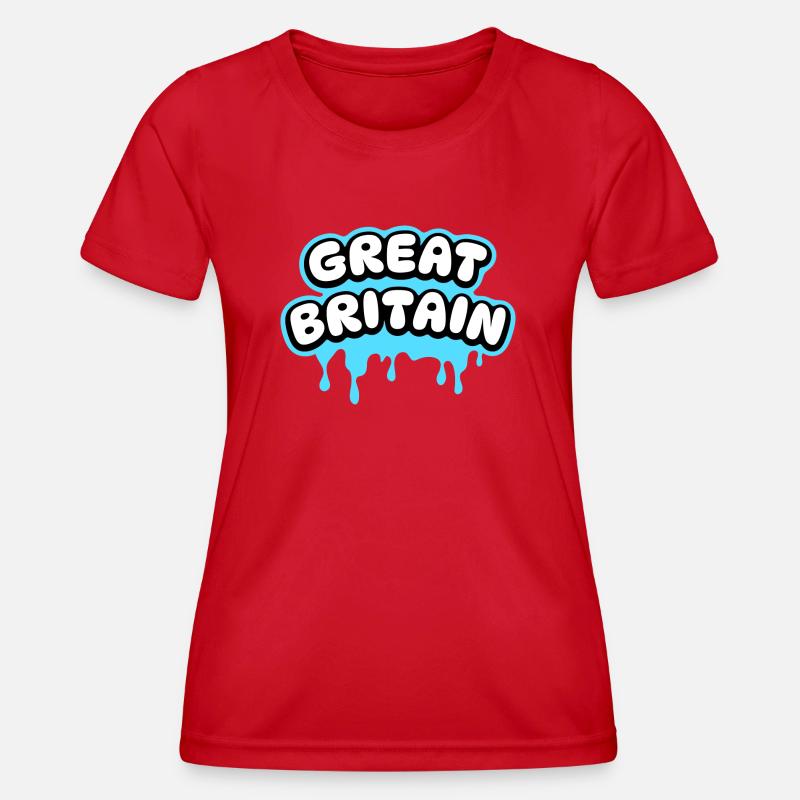 Great Britain - Women's Functional T-Shirt - red