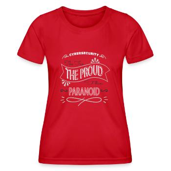 quote internet funny quote hack out humor - Women's Functional T-Shirt - red - Front - AI Model Female 172 dark (172cm)
