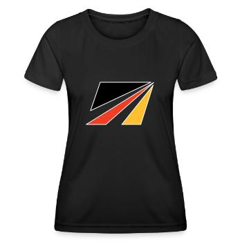 DL - T-shirt sport Femme - noir - Devant - AI Model Female 172 light (172cm)