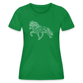 Tölter Hell - Women's Functional T-Shirt - kelly green - Front - AI Model Female 172 dark (172cm)