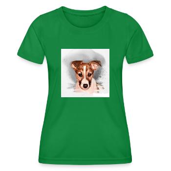 Lucky P. - Women's Functional T-Shirt - kelly green - Front - AI Model Female 172 dark (172cm)